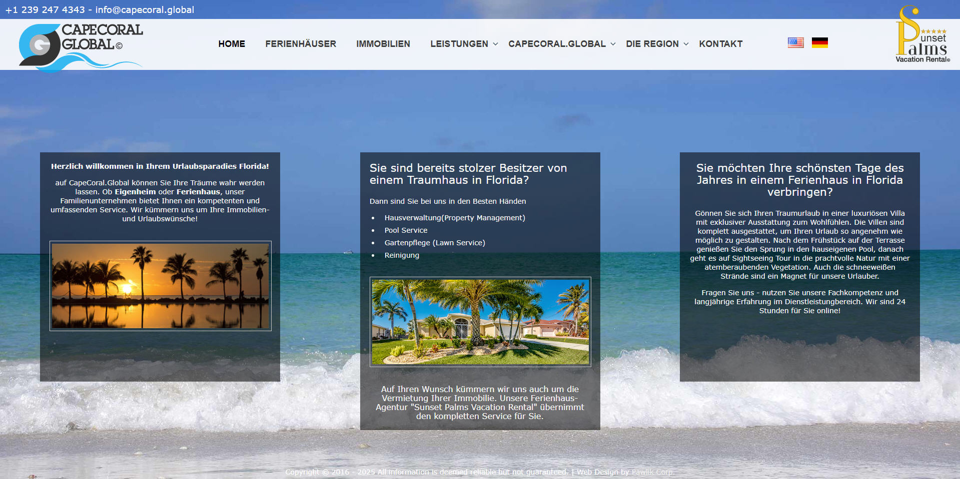 Sunset Palms Vacation Rental
