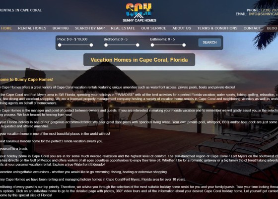 Sunny Cape Homes